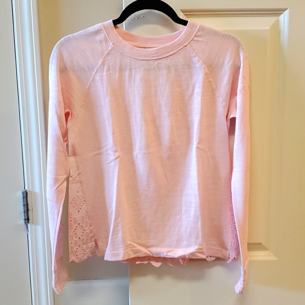 Pink J Crew sweatshirt, size XXS, $20